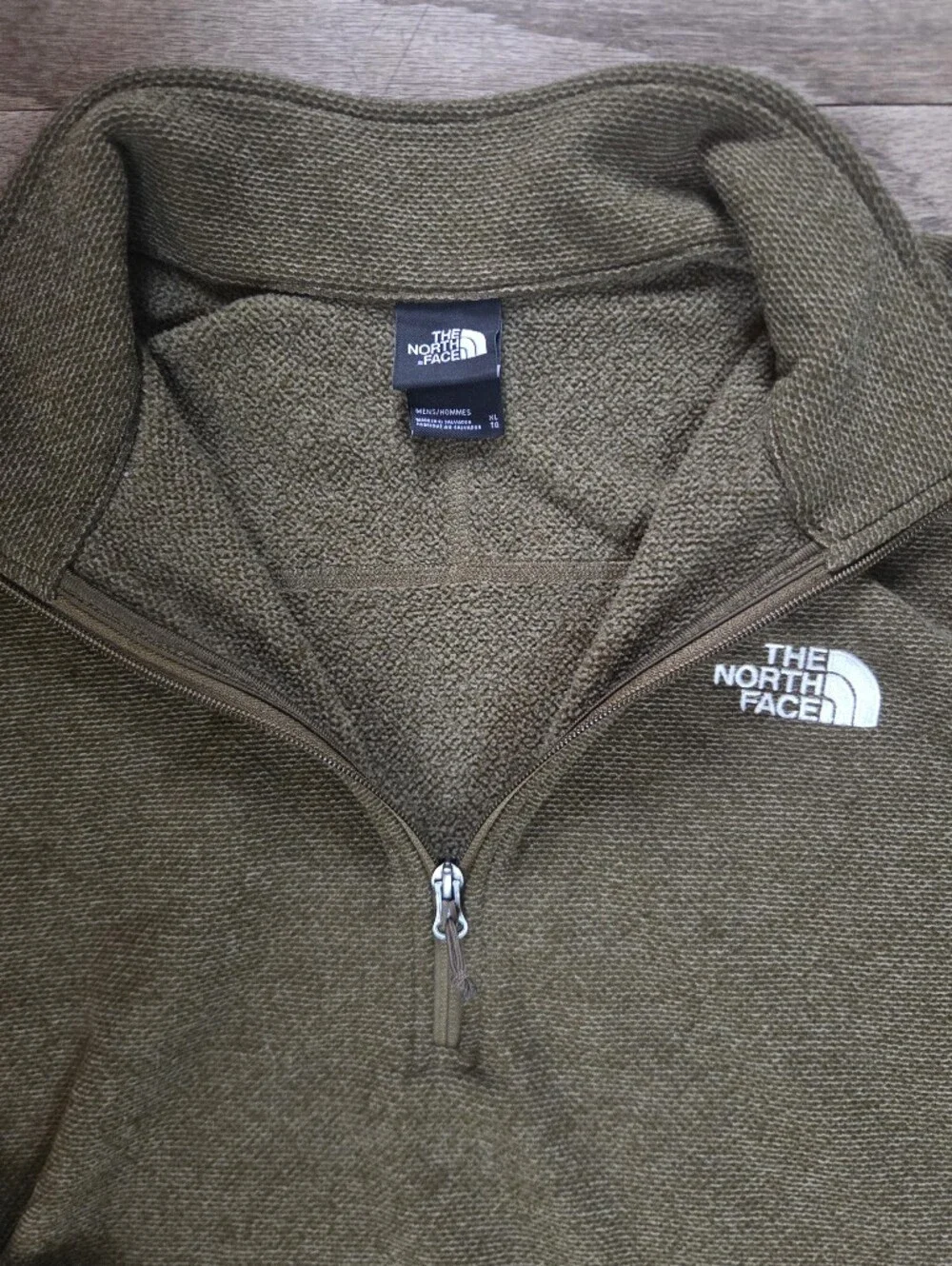 Mens The North Face Tsillan Fleece Half Zip Jacket Coat NF Sz Xlarge